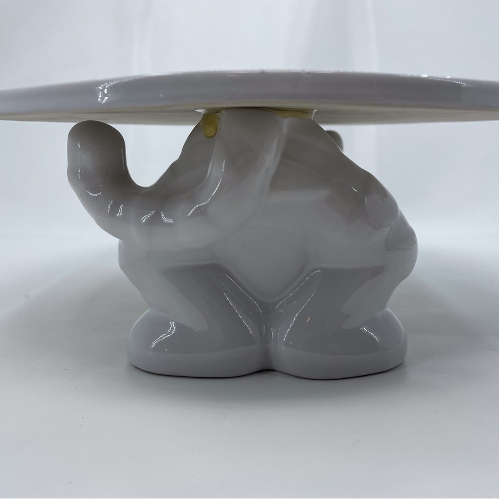 Disney Store Ceramic White Tigger Figural Cake Stand Plate Winnie the Pooh. - Picture 6 of 11